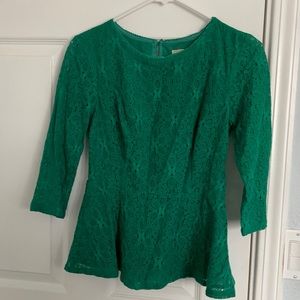 Anthropologie peplum blouse